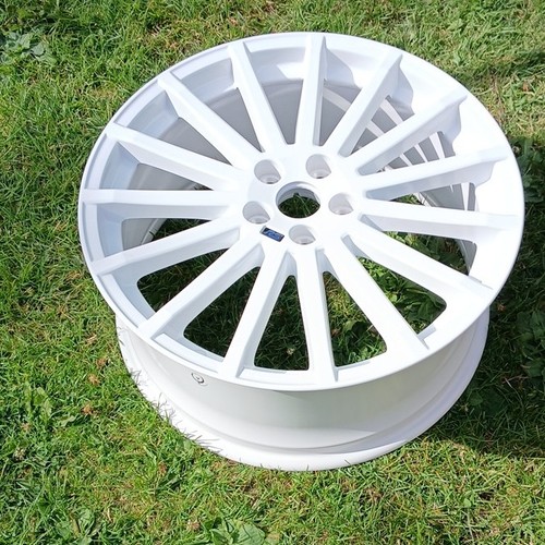 Focus alloy wheel - in, white