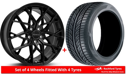 Alloy wheels tyres romac - tyres, 18"
